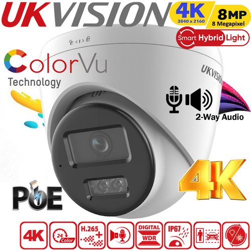 Ukvision colorvu cctv audio - ukvision,