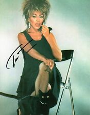 TINA TURNER AUTOGRAPHED SIGNED