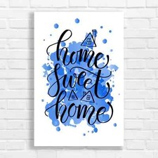Cozy Home Sweet Home Blue