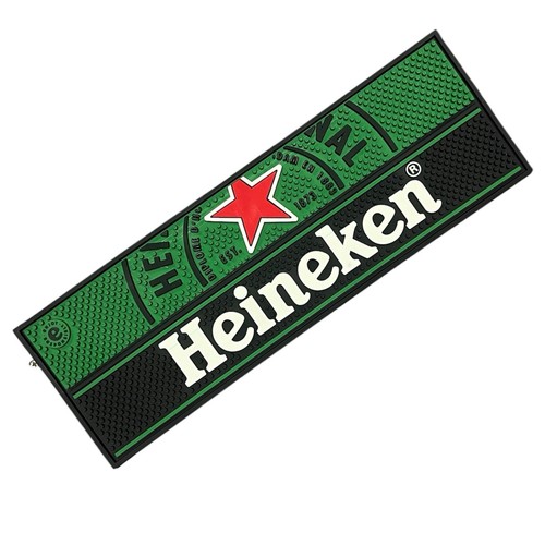 Heineken rubber bar runner - heineken,