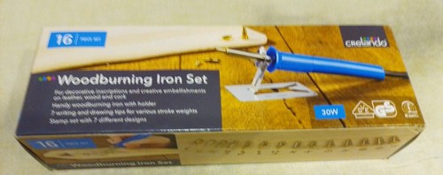 Wood burning iron - wood, for