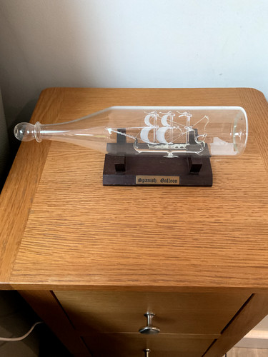 Collectible glass ship - , in