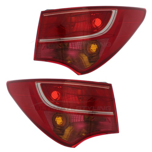 Rear light fits hyundai santa - light,