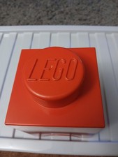 Lego Red storage brick cube