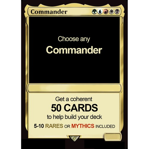 Commander deck cards - 50,