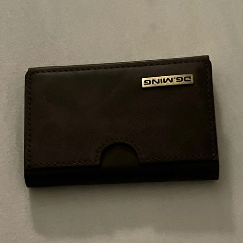 Dcming men black leather - men's,