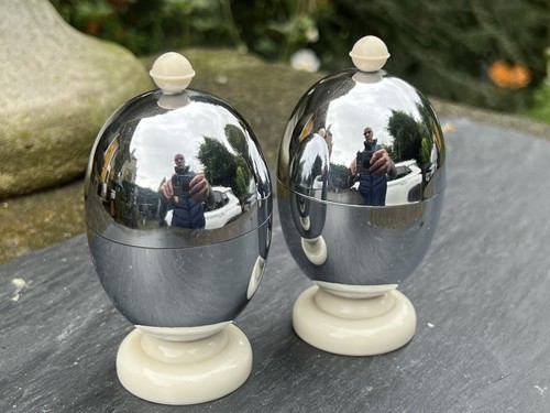 Pair vintage chrome - a,