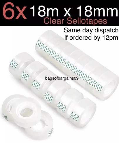 Sellotape l18m x w18mm - x,
