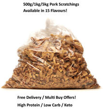 500g / 1KG Big Bag Traditional Pork Scratchings In 15 Flavours