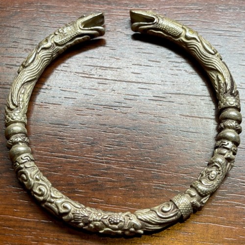 Ancient viking silver bracelet