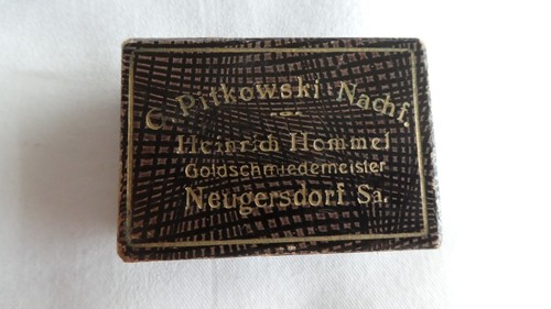 Vintage cardboard jewelry case - vintage,