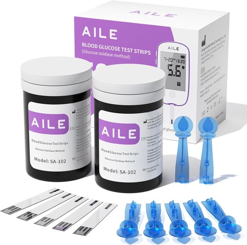 Blood glucose test strips - glucose, for