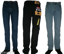 Mens Jeans 25" Inside Leg – Extra Short Heavy Duty Work/Casual Denim Pants 28–50