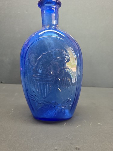 Old vintage blue bottle - vintage,