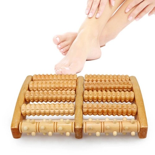 Roller wooden foot massager - roller,