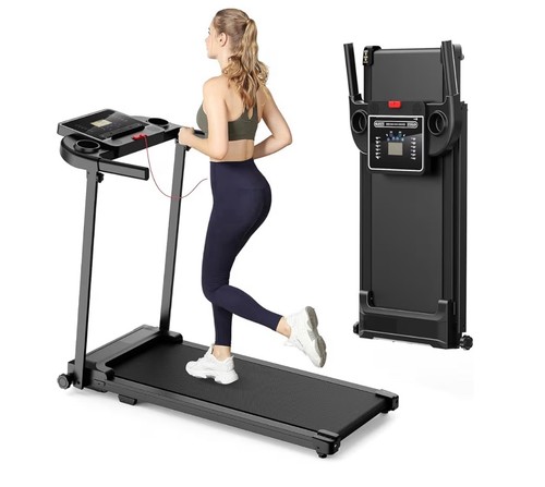 Foldable electric treadmill - electric,