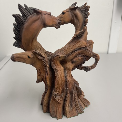 Vtg rare mare stallion - rare, wood