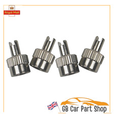 4x Schrader Valve Caps with