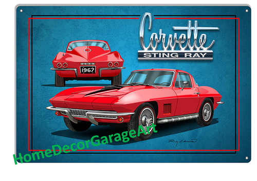 Corvette stingray red x - corvette,