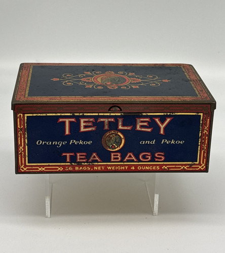 Vintage tetley tea orange - vintage,