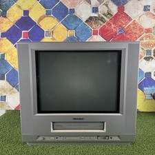 TOSHIBA VTV1534 TV/VHS RECORDER/PLAYER. RETRO GAMING TESTED WORKING FLAT SCREEN