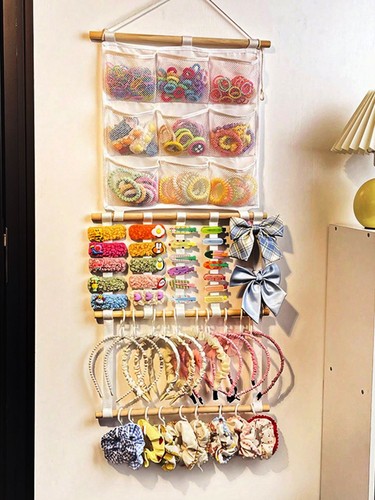 Hair accessory organiser rack - organiser,
