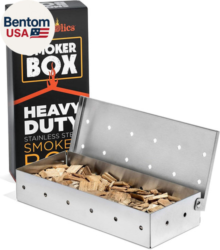 Smoker box for gas - smoker, &