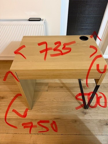 White wash oak - , desk