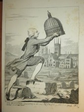 James GILLRAY ETCHING