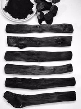6 Large Authentic Japanese Kishu Binchotan Charcoal Water Purifier Filter Sticks