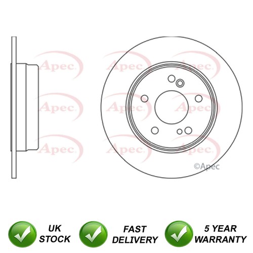 Brake disc rear - sjr, fits