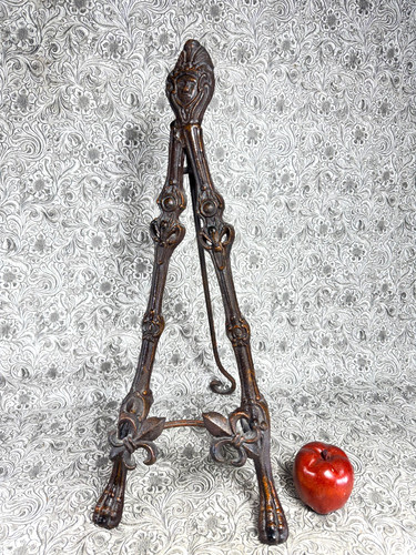 Antique cast iron ornate art - cast,
