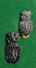 Police Collar Badge x 2 -