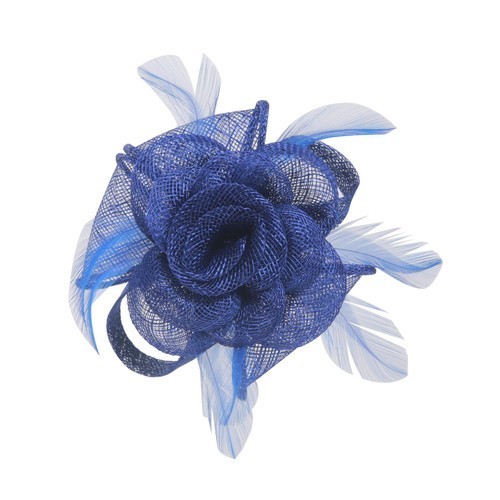 Small flower feather hair hat - feather,