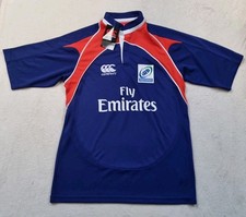 Canterbury World Rugby Referee Blue Shirt Jersey IRB  With Tags Large 