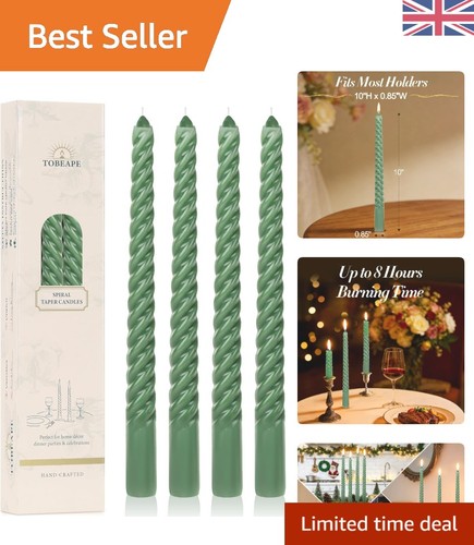 Unscented green twisted taper - unscented,
