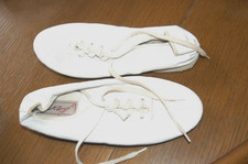 White Lace Up Katz Dance Shoes