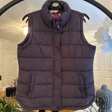 Ladies Joules Gilet In Navy Size 12