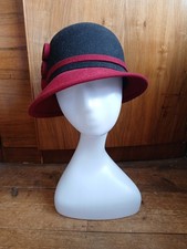 Vintage Style Pure Wool Cloche