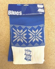 BNWT Official Birmingham City FC winter scarf - Blue/White/Grey
