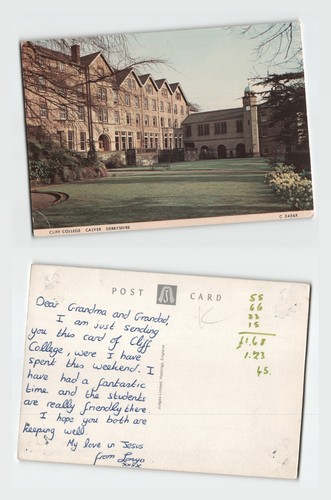 Postcard cliff college - postcard,
