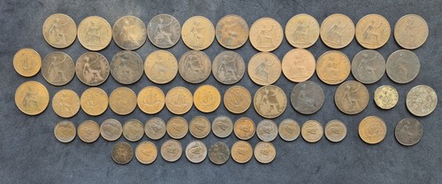 Old british coinage mix - mix, or