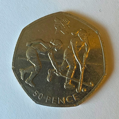 2011 olympic hockey 50p - uk,