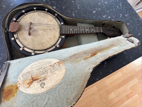 Antique vintage banjo - antique,