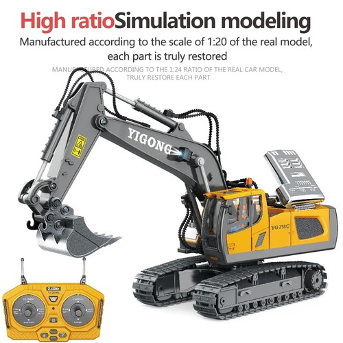4ghz excavator dump truck - rc,