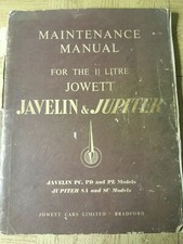 JOWETT JAVELIN & JUPITER 1.5