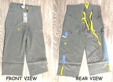 GREY Zumba smart fitness pants gym dance trousers cropped NEW size xs s l xl xxl