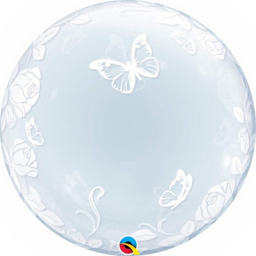 Roses and butterflies - roses,