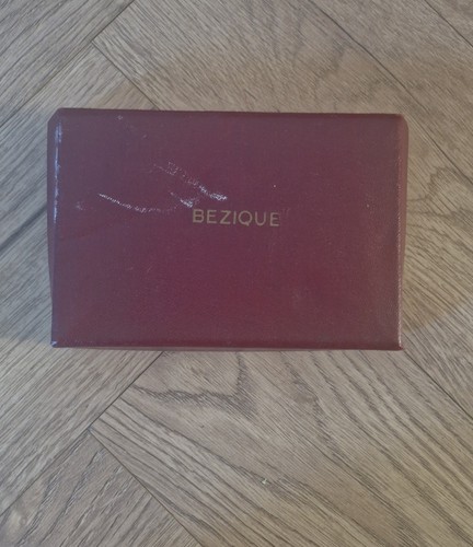 Vintage bezique card game - vintage, set