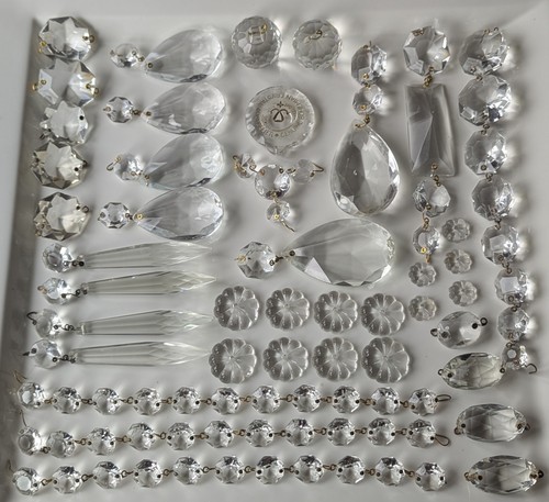 Large lot vintage chandelier - large,